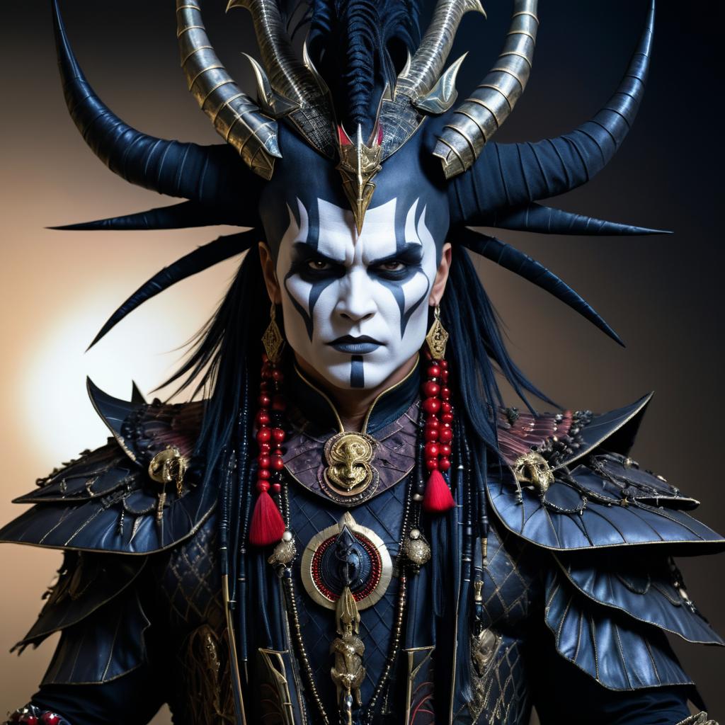 Evil Johnny Depp in Shao Kahn Costume