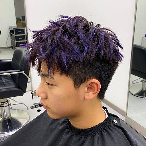 Trendy Teen Haircuts with Vibrant Colors