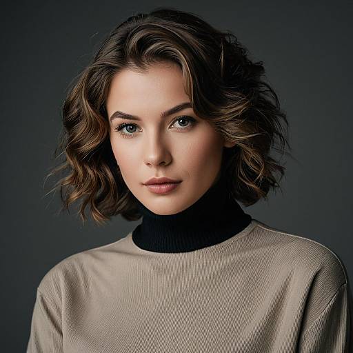 Androgynous Young Woman Portrait