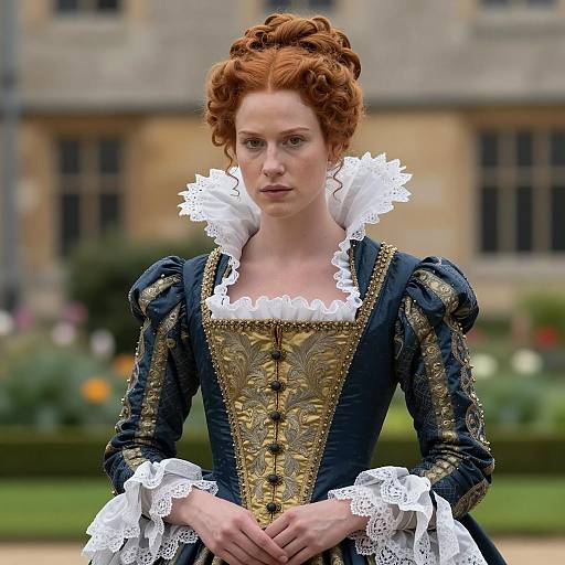 Elegant Portrait of Mary Queen of Scots