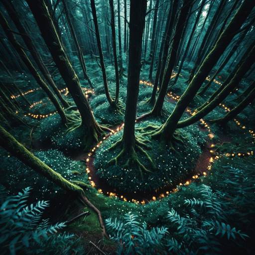 Aerial View of Enchanted Forest Bliss Aerial View of Enchanted Forest Bliss