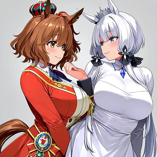 Illustration of Aston machan (umamusume), umamusume in the style of Happa (cloverppd)