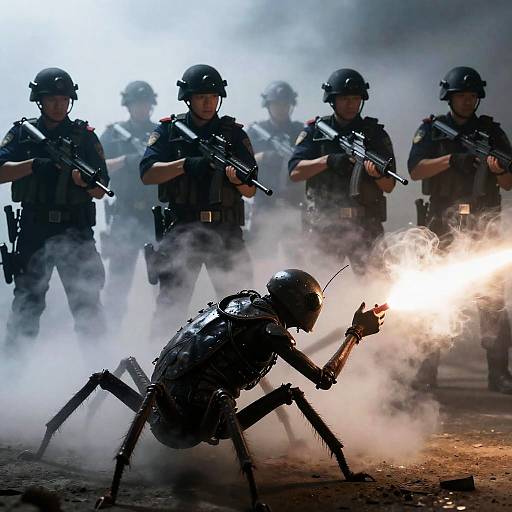 Tense Standoff with Mysterious Creature