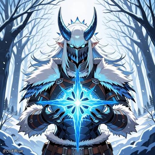 Formidable Monster Hunter in Arctic Tundra