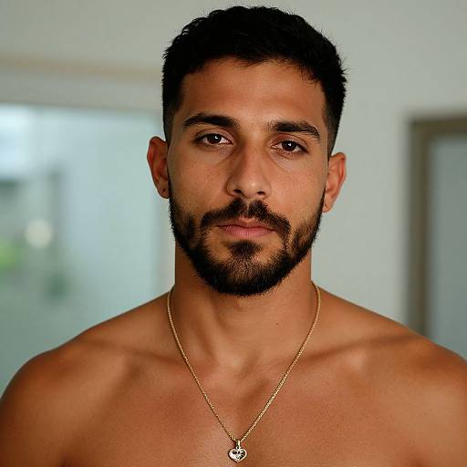 Realistic Portrait of Caribbean Man