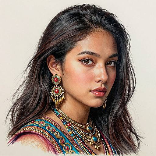 Ultra HD Realistic Pen and Ink Art