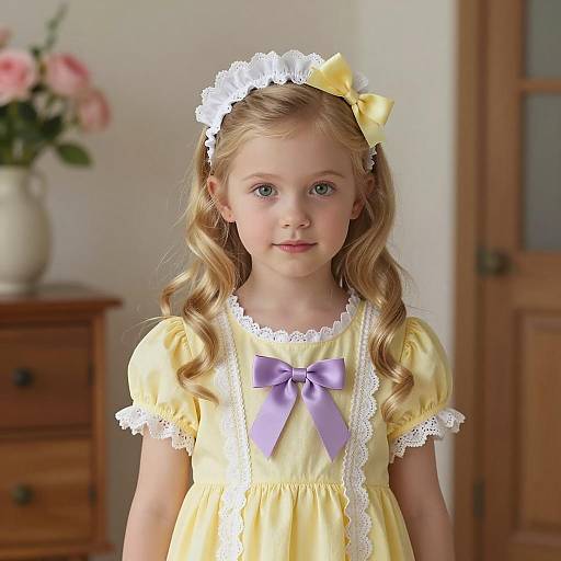 Charming Portrait of a Young Girl