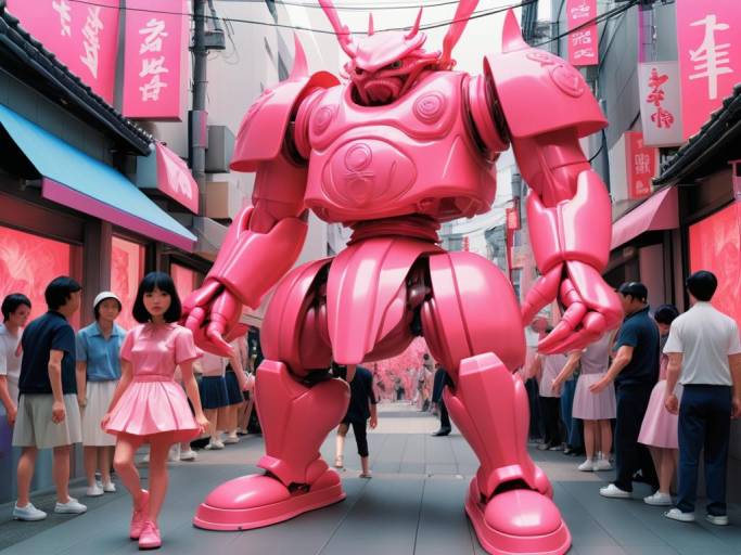Future Samurai Girl vs. Pink Robot