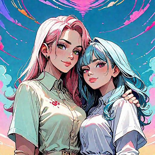 Anime Girls with Seductive Smiles