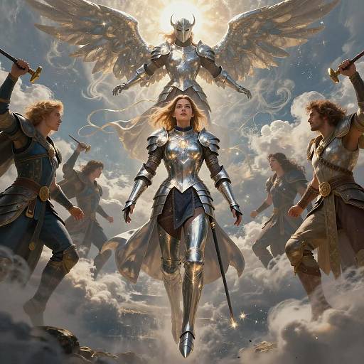 Aubrey Plaza as a Celestial Warrior