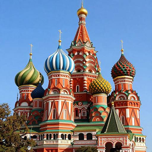 Vibrant Digital Saint Basil's Cathedral
