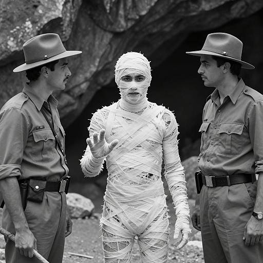 Mummified Mystery in a Cave Setting