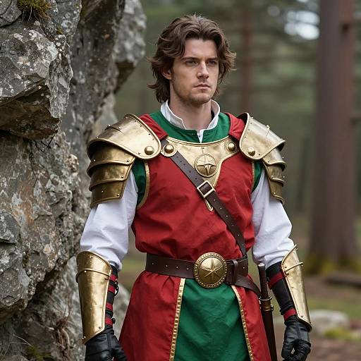 Medieval Fantasy Rogue in Armor