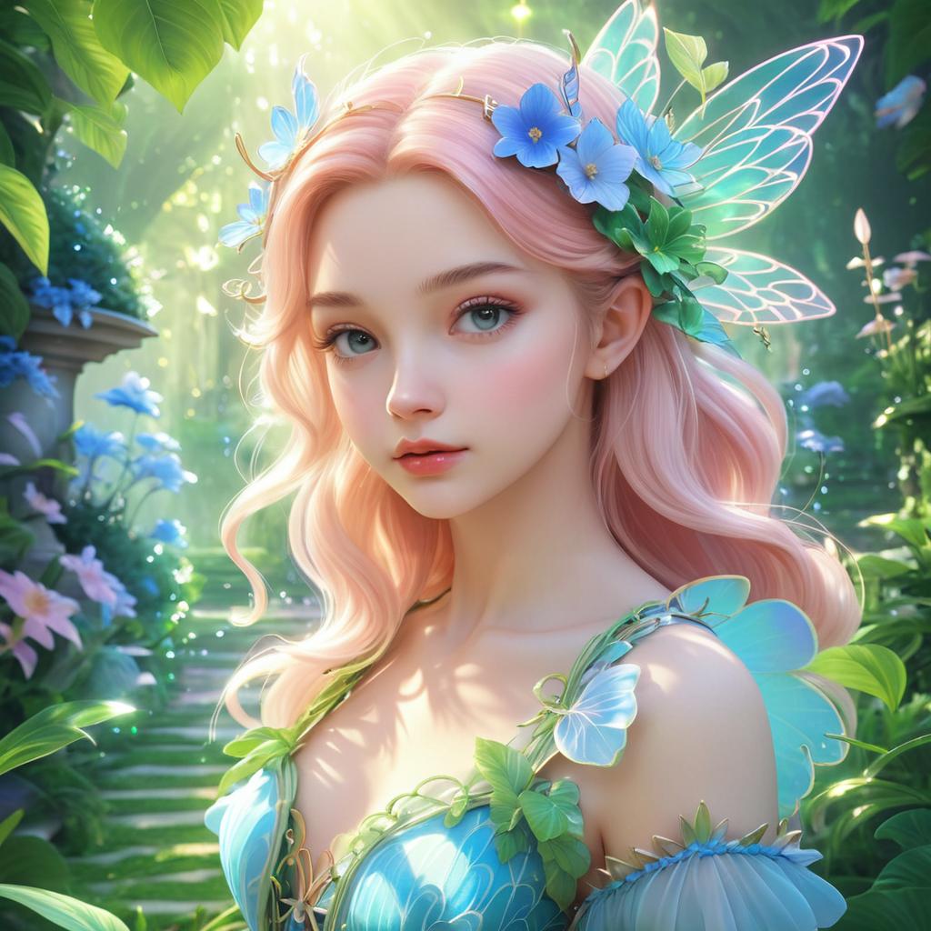 Whimsical Fairy Character Concept Art