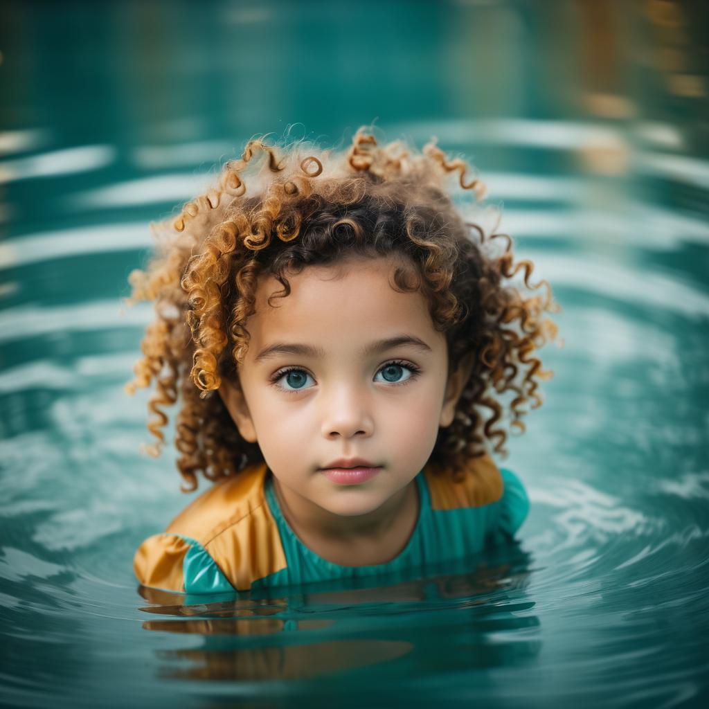 Whimsical Portrait of a Curious Child