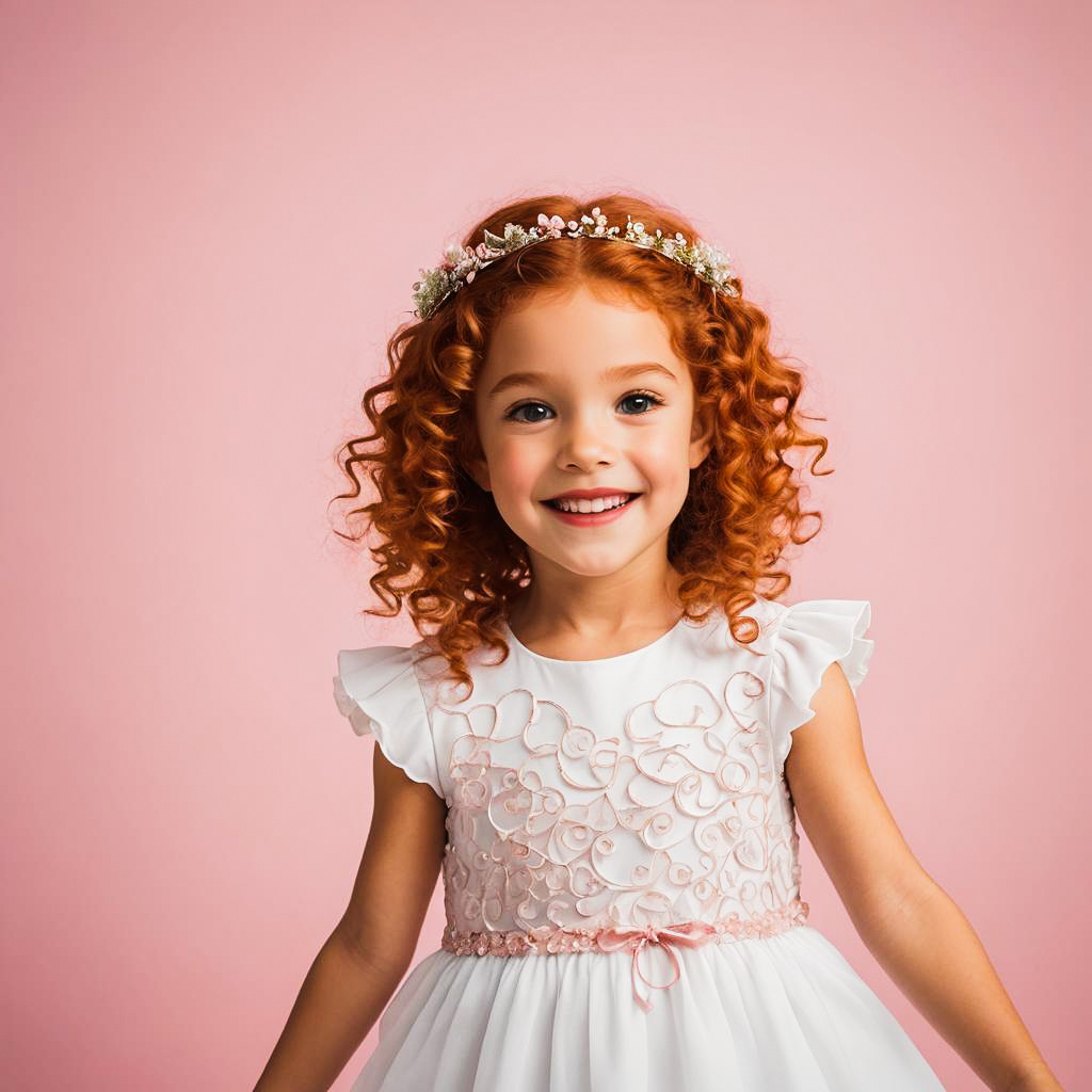 Joyful Princess Photo Shoot with Redhead