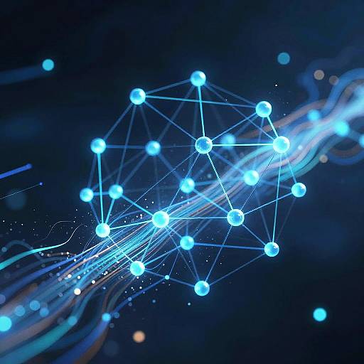 Flow.com Vibrant Network Visualization