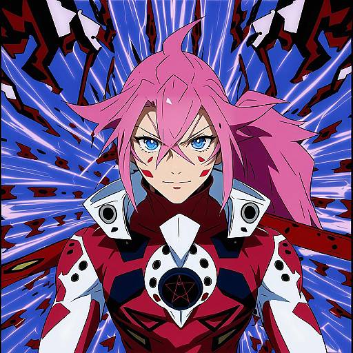 Illustration of Darry adai, tengen toppa gurren lagann in the style of Akira (coffee curry)