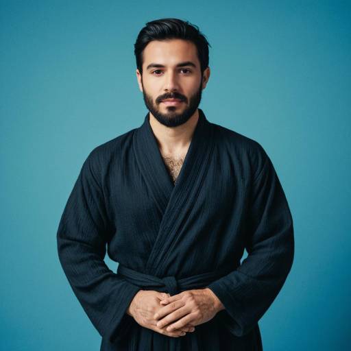 Solo Male in Marriage Robe Portrait