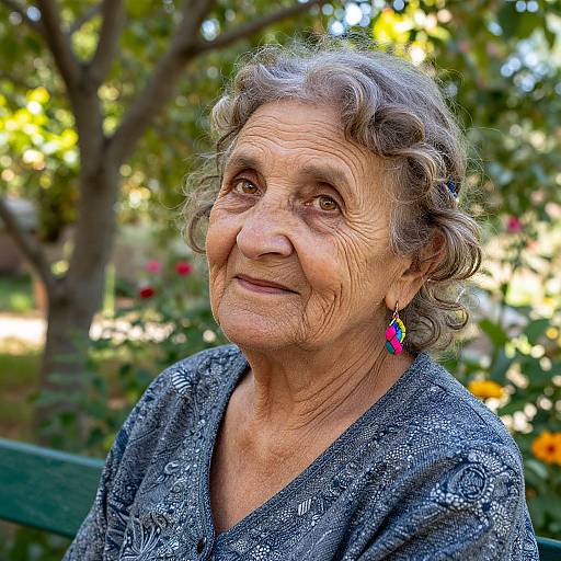 Photorealistic Portrait of Elderly Eastern European Woman