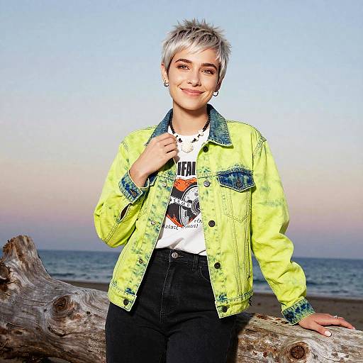 Youthful Figure by the Shore