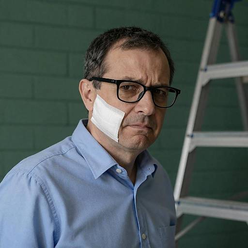 Candid Portrait of a Thoughtful Man