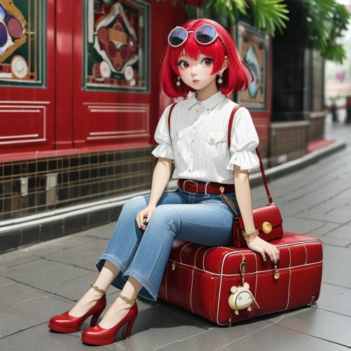 Stylish Girl from Madoka Magica
