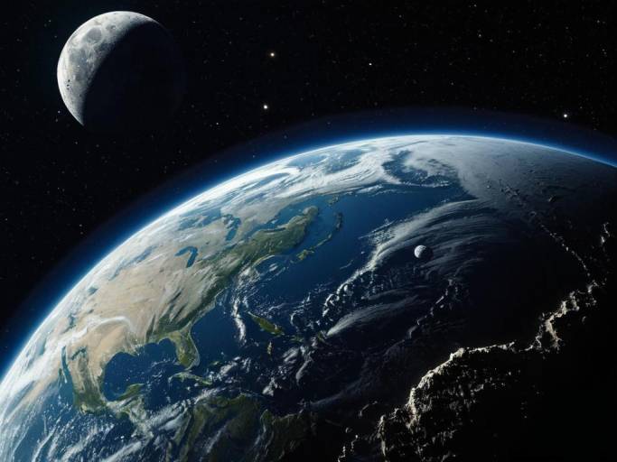 Stunning Earth and Space Close-Up Wallpaper