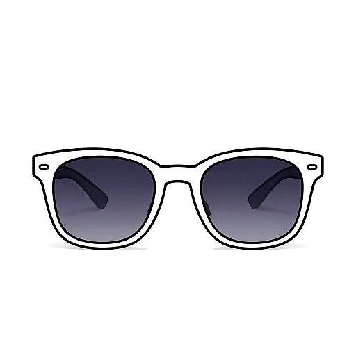 Minimalist Sunglasses Line Art