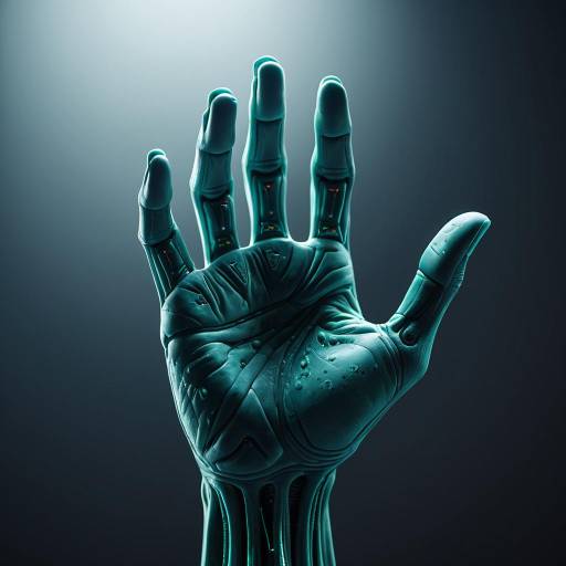 Futuristic Silicone Alien Hand