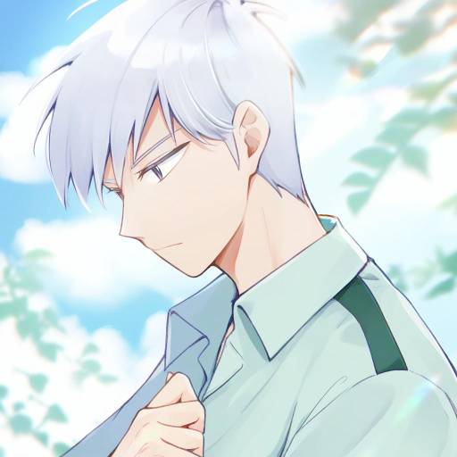 Illustration of Akagi shigeru, fukumoto mahjong in the style of Hazuki natsu