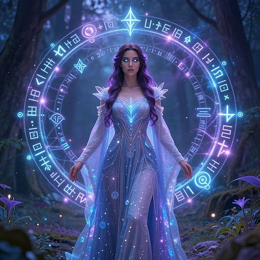 Marian in Mystical Twilight Forest