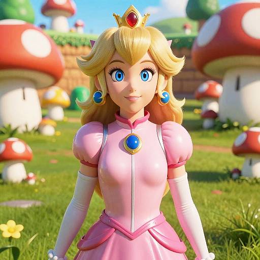 Enchanting Princess in Mario Land