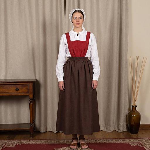 Photorealistic Amish Woman in Period Costume