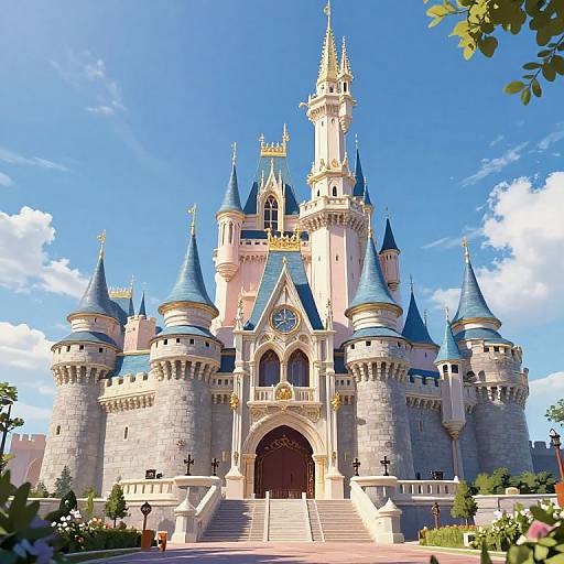 Enchanted Fantasy Castle Artwork