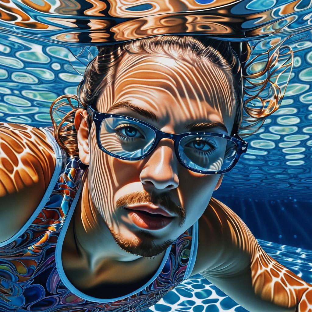 Hyperrealistic Underwater Art with Colorful Detail