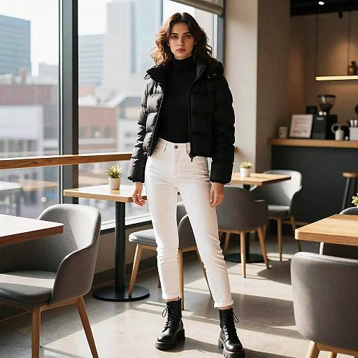 Modern Urban Cafe Portrait