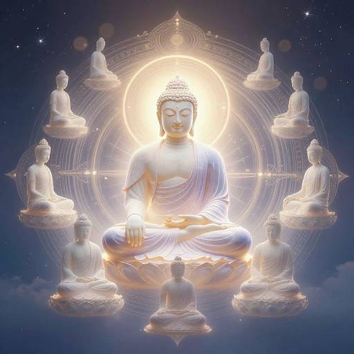 Ethereal Mandala of Spiritual Enlightenment