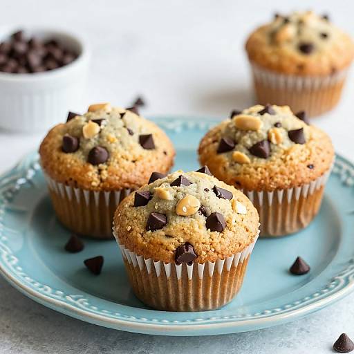 Chocolate Chip Peanut Butter Muffins