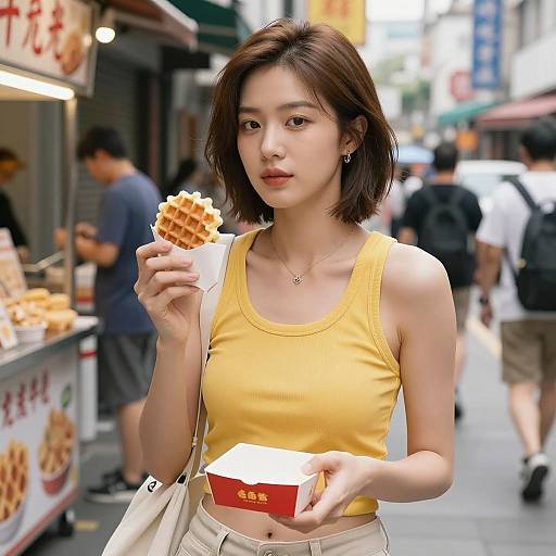 City Street Snack Break with Waffle