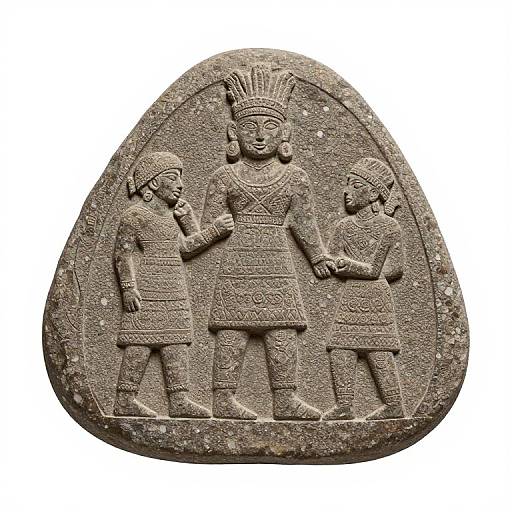 Willard Stone Carved Stone Relief