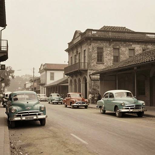 Restored Vintage Street Scene