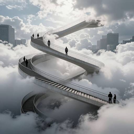 Sideways Gravity Cityscape