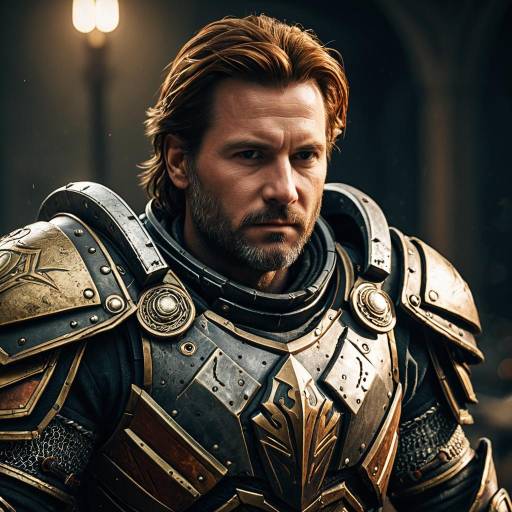 Medieval Knight in Detailed Armor