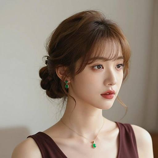 Elegant Portrait of a Young Woman