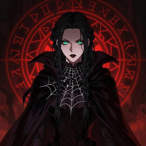 Dark Gothic Malevolent Witch Portrait