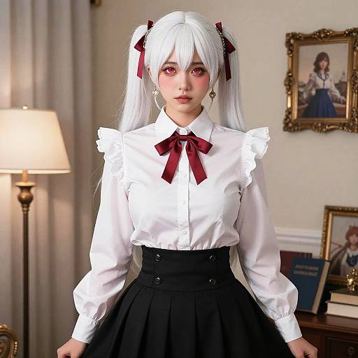 Realistic Portrait of a Young Woman