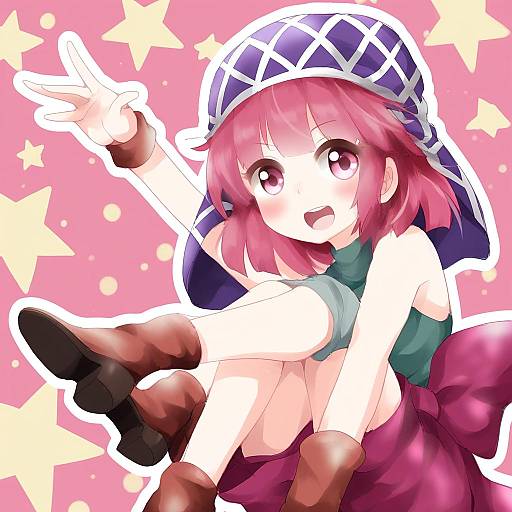 Illustration of Hot pants (sbr), jojo no kimyou na bouken in the style of Ruu (tksymkw)