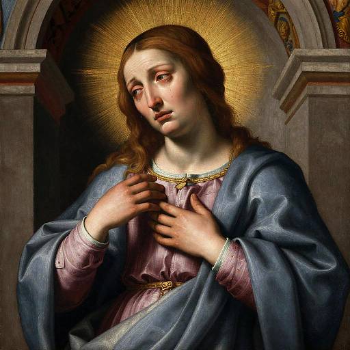 Emotional Renaissance Saint Portrait