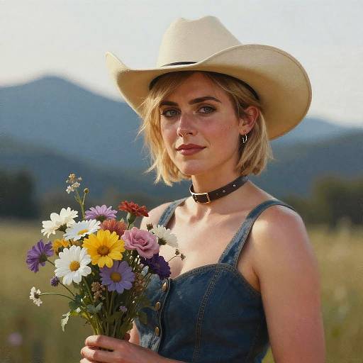 Realistic Portrait of Amelia Watson Vtuber